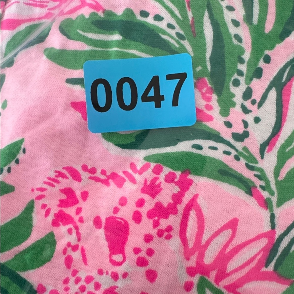 NWOT Lilly Pulitzer Sz L Hayes Dress Conch Shell Pink Koala La La - Picture 9 of 9